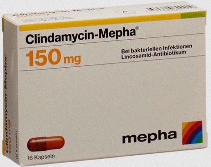 Achat Clindamycin - illustration de pilule et ordonnance