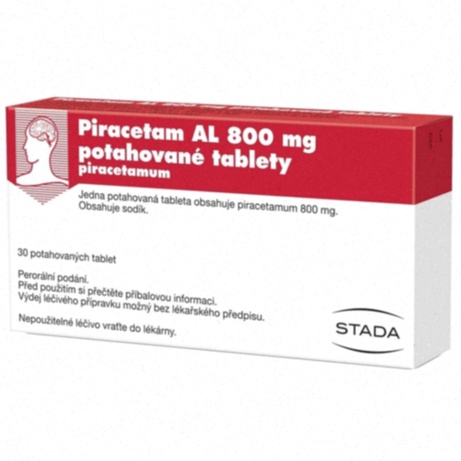 Acheter Piracetam - illustration de comprimés de Piracetam