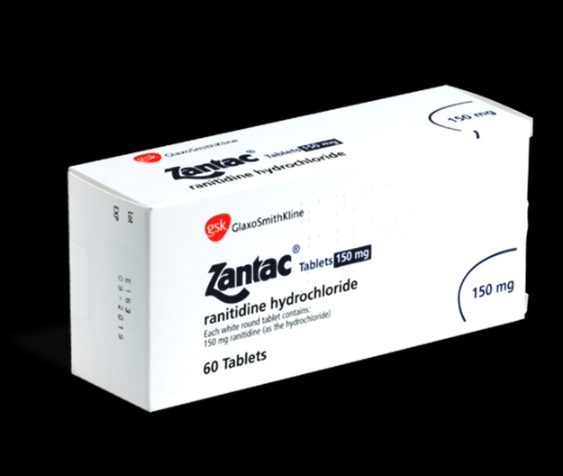 Acheter Ranitidine en ligne - illustration d'un comprimé et d'un panier d'achat
