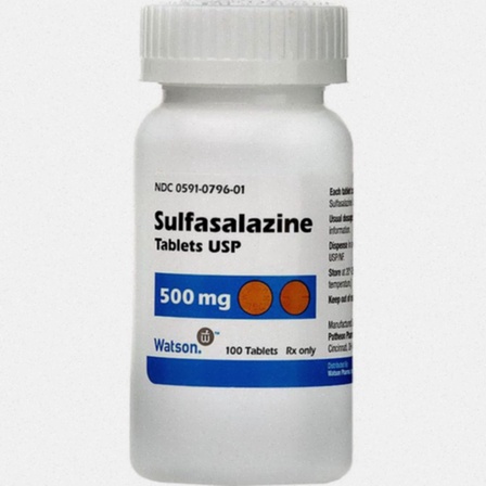 Acheter Sulfasalazine - Molécule et boîte de comprimés