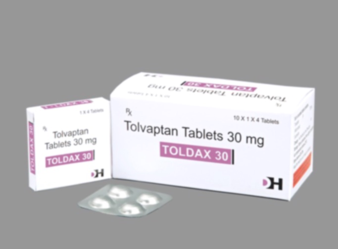 Commander Tolvaptan en ligne – Illustration du comprimé