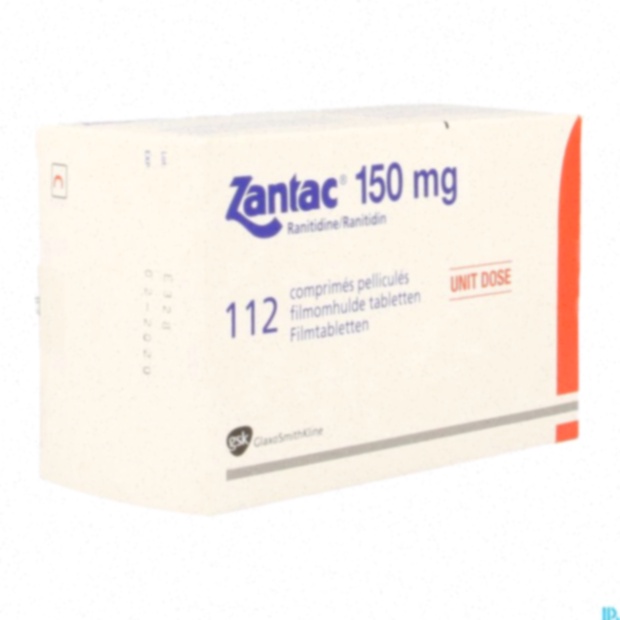 Acheter Zantac - Illustration d’un estomac et d’un comprimé