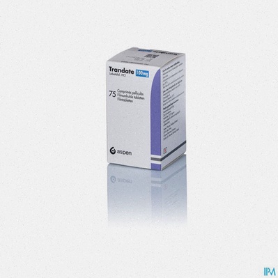 Acheter Trandate - illustration de pilules et boîte