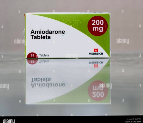 Amiodarone comprimés et emballage